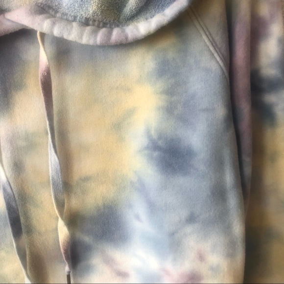 *3/$20* YOUNG FABULOUS & BROKE Warren Tie Dye Slouchy Sweatshirt Hoodie M - Picture 4 of 10